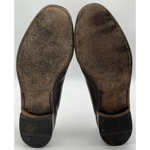 Vintage Florsheim Royal Imperial 11E Vintage Cordovan Yuma Brown Leather Loafers